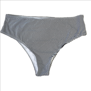 Cupshe Black and White Striped Swim Bottoms